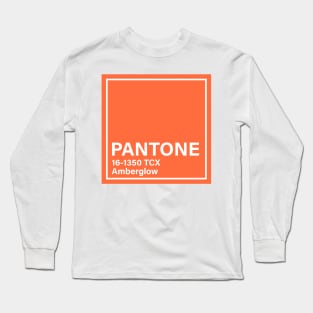 pantone 16-1350 TCX Amberglow Long Sleeve T-Shirt